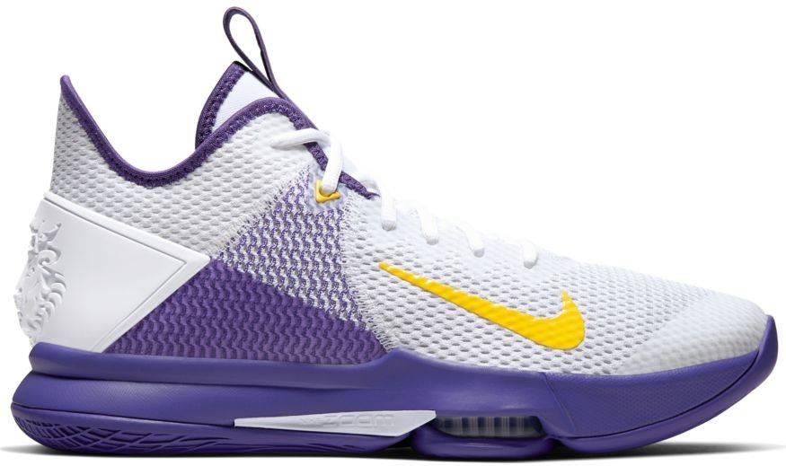 NIKE LEBRON WITNESS Ⅳ バスケットボールシューズ　28㎝ Nike Lebron Witness Iv White/Voltage Purple Bv7427 100