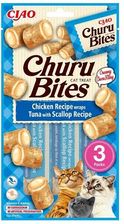 Inaba Cat Churu Bites Kurczak z tuńczykiem i przegrzebkami 3x10g