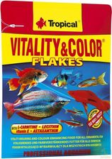 Zdjęcie VITALITY & COLOR POKARM WYSOKOPROTEINOW WYBARWIAJĄCY DLA RYB 12G  - Sławków