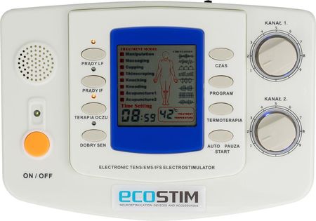 Ecostim Elektrostymulator Przeciwbólowy I Treningowy Tens/Ems Eco90