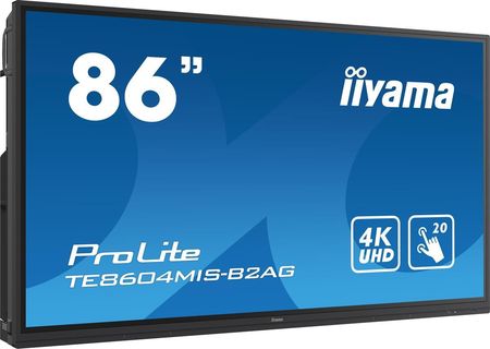 iiyama Monitor 86 TE8604MIS-B2AG PureTouch-IR,IPS,24/7,4K,USB-C,7H,S.PC