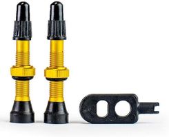 Zdjęcie Trezado Zestaw Wentyli Do Kół Tubeless Mtb Presta 42Mm Złote - Tykocin