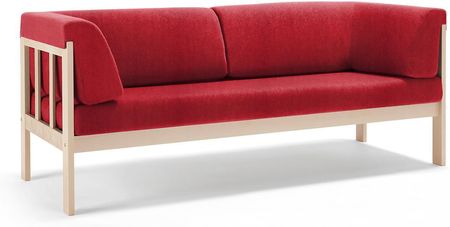 Aj Produkty Sofa 3-Osobowa Kim Tkanina Medley Czerwony 3302708