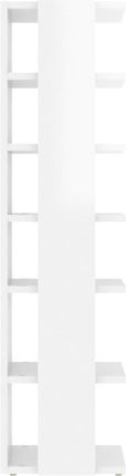 vidaXL Szafka Na Buty Biała Z Połyskiem 25X27X102Cm Płyta Wiórowa 808497 - zdjęcie 3