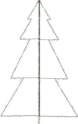 Ozdoba świąteczna w kształcie choinki, 240 LED, 118x180 cm