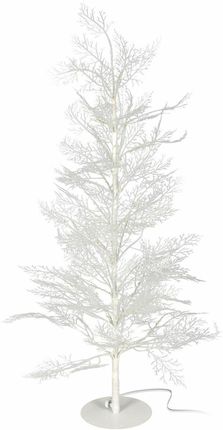 H& S Decoration Drzewko Świąteczne Białe 88 Led 120 Cm 1374914211