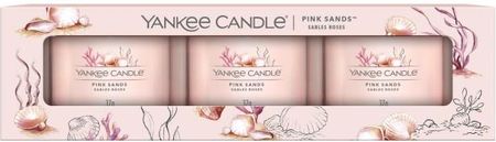 Yankee Candle Zestaw 3 Świec Mini Pink Sands