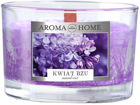 Aroma Home Świeca Naturalna Kwiat Bzu 115G 8334