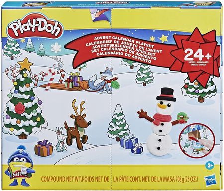 Hasbro Play Doh Zestaw Kalendarz Adwentowy 2021 + 24 tuby F2377