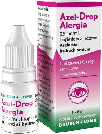 Azel-Drop Alergia krople do oczu roztwór (0,5 mg/ml) 6ml