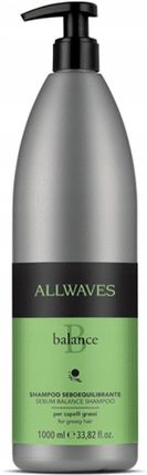 Allwaves Sebum Balance Szampon Do Włosów Przetłuszczających Się 1000 ml