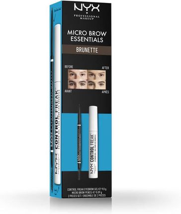NYX Professional Makeup Micro Brow Essentials Zestaw do Brwi Brunette