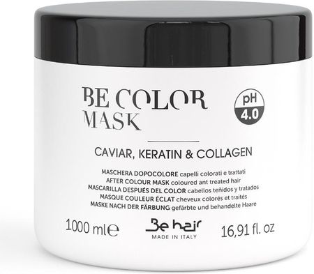 Be Hair Color maska do włosów farbowanych z kawiorem i keratyną 1000ml