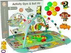 Mata edu dla niemowląt z piłeczkami 5w1 - Leantoys