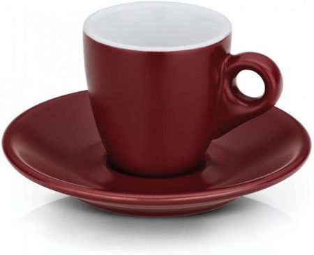 Kela Keuken Filiżanka Do Espresso Mattia 12X6,5Cm Ceramiczna Czerwona