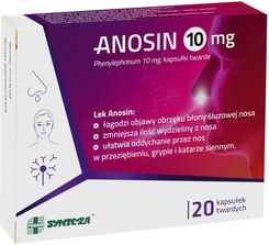 Anosin  0,01g 20 kapsułek - Pozostałe leki bez recepty