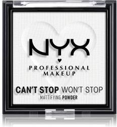 NYX Professional Makeup Can’t Stop Won’t Stop Mattifying Powder Golden puder matujący 11 Bright Translucent 6 g