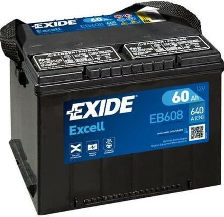 Exide Akumulator 12V 55Ah 620A Excell L 230X180X186 Eb558