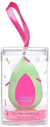 BEAUTYBLENDER All The Toppings Ornement  Zestaw gąbeczka do makijażu + płyn