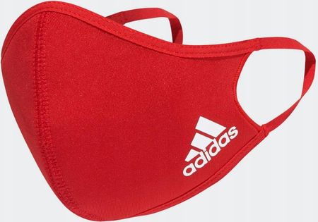 Adidas M68* Maseczki Czerwone Wielorazowe 3-Pack S