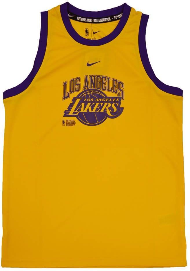 X BODEGA WORLDWIDE RESPECT LAKERS JERSEY YELLOW