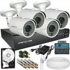Protec Zestaw Do Monitoringu 4 Kamery Full Hd Zewnętrzne - najlepsze Zestawy do monitoringu