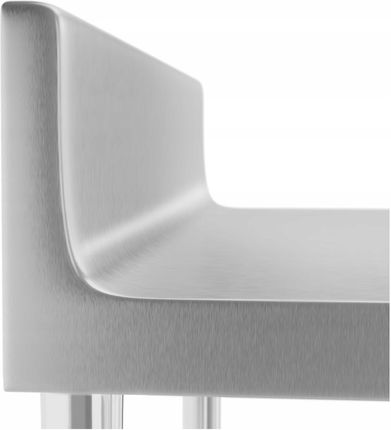 Royal Catering Stół Roboczy Stal Nierdzewna Z Rantem 11Cm 90X60Cm - zdjęcie 3