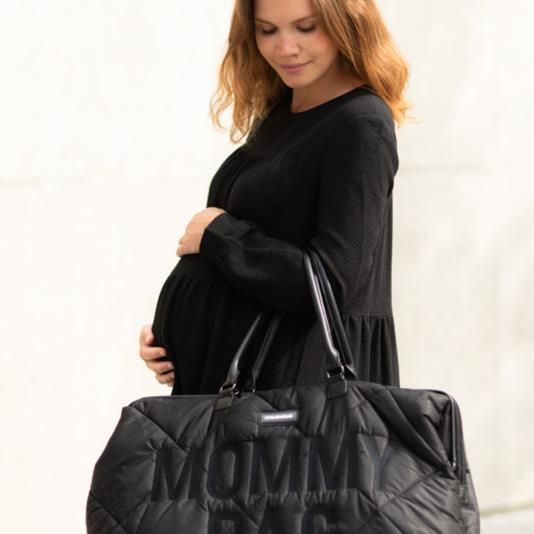 Childhome Mommy Bag Torba Pikowana Kolor Czarny