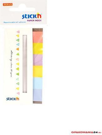 Zakładki Papierowe 45X15Mm 6 Kolorów Candy 180 Kartek Stick"N 21599