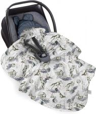 Zdjęcie Baby Steps Oceplany Kocyk Do Fotelika Wolf Moonlight Shadow - Jeziorany