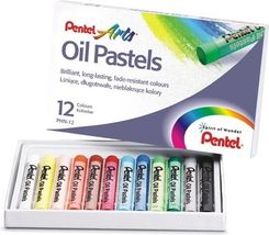 Zdjęcie Pentel Kredki Pastelowe Olejne 12 Kolorów - Dobrzyń nad Wisłą
