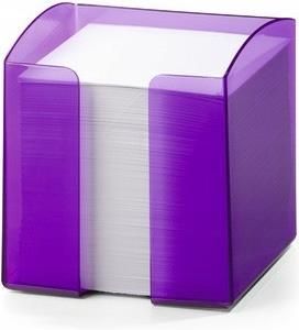 Durable Pojemnik Z 800 Karteczkami Trend Purpurowy Przezroczysty