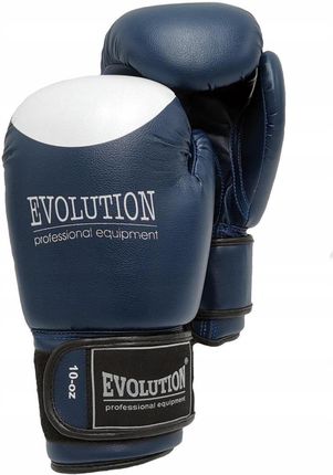 Evolution Professional Equipment Rękawice Bokserskie Pro Blue Biały Niebieski