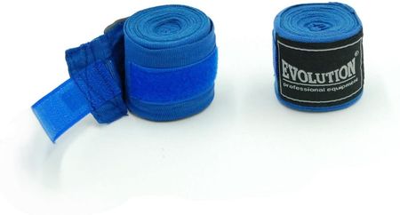 Evolution Professional Equipment Bandaże Bokserskie Blue 4,5M Niebieski