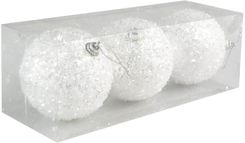 Zdjęcie Bombki choinkowe posrebrzane 7,5 cm 3 szt. - Wrocław