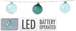 Zdjęcie Lampki kulki szklane girlanda kolorowe 10LED na baterie - Lubsko