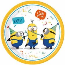 Zdjęcie Talerze papierowe Minionki - Minions Party (23 cm), 8 szt - Bierutów