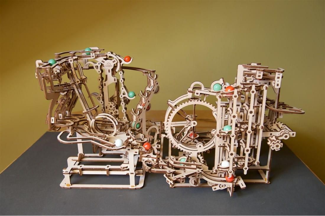 Ugears Marble Run Tor Kulkowy Wciągnik Stopniowy - zdjęcie 4 Ugears Marble Run Tor Kulkowy Wciągnik Stopniowy