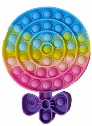 Magic Pop Gra Zabawka Sensoryczna It Push Bubble Lizak Fiolet