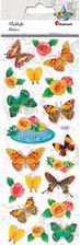 Zdjęcie Titanum Naklejki Motylki Kwiaty Wypukłe Miękkie 20 Szt. - Radoszyce