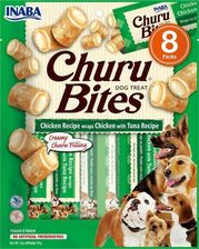 Inaba Dog Churu Bites Kurczak z tuńczykiem 8x12g