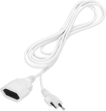 Zdjęcie Orno Przedłużacz Domowy Jednogniazdowy Płaski 1X2P 5M,Kabel Pvc H03Vv-F 2X0,75Mm 230Vac (ORAE131955M) - Ryki