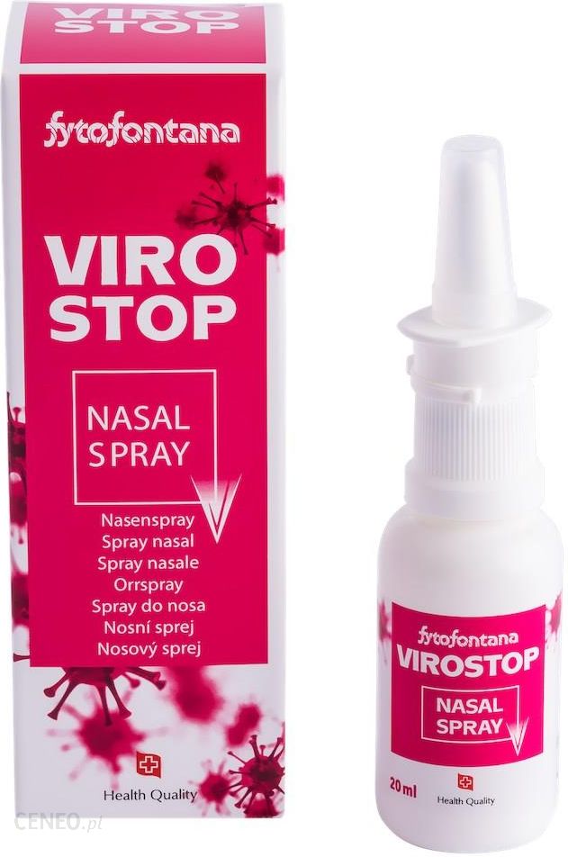 ViroStop Zestaw ochronny przeciw wirusom: spray do nosa 20ml + spray do jamy ustnej 30ml
