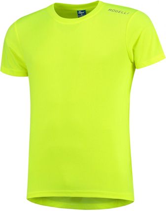 Rogelli Funkcjonalna Koszulka Promotion Żółta Żółty