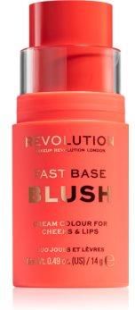 Makeup Revolution Fast Base tonujący balsam do ust i policzków odcień Bloom 14 g