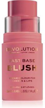 Makeup Revolution Fast Base tonujący balsam do ust i policzków odcień Blush 14 g