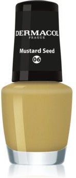 Dermacol Mini lakier do paznokci odcień 06 Mustard Seed 5 ml