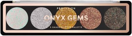 Profusion Onyx Gems Eyeshadow Palette paleta 5 cieni do powiek