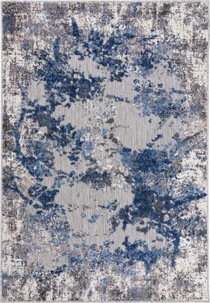 Carpetpol Dywan sznurkowy szary niebieski marmur beton vintage ED15A GRAY AVENTURA FEA (160x230)  
