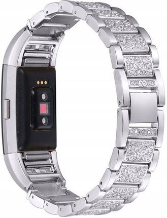 Fitbit Charge 2 Pasek Bransoleta Vip Silver Q (10049477953)